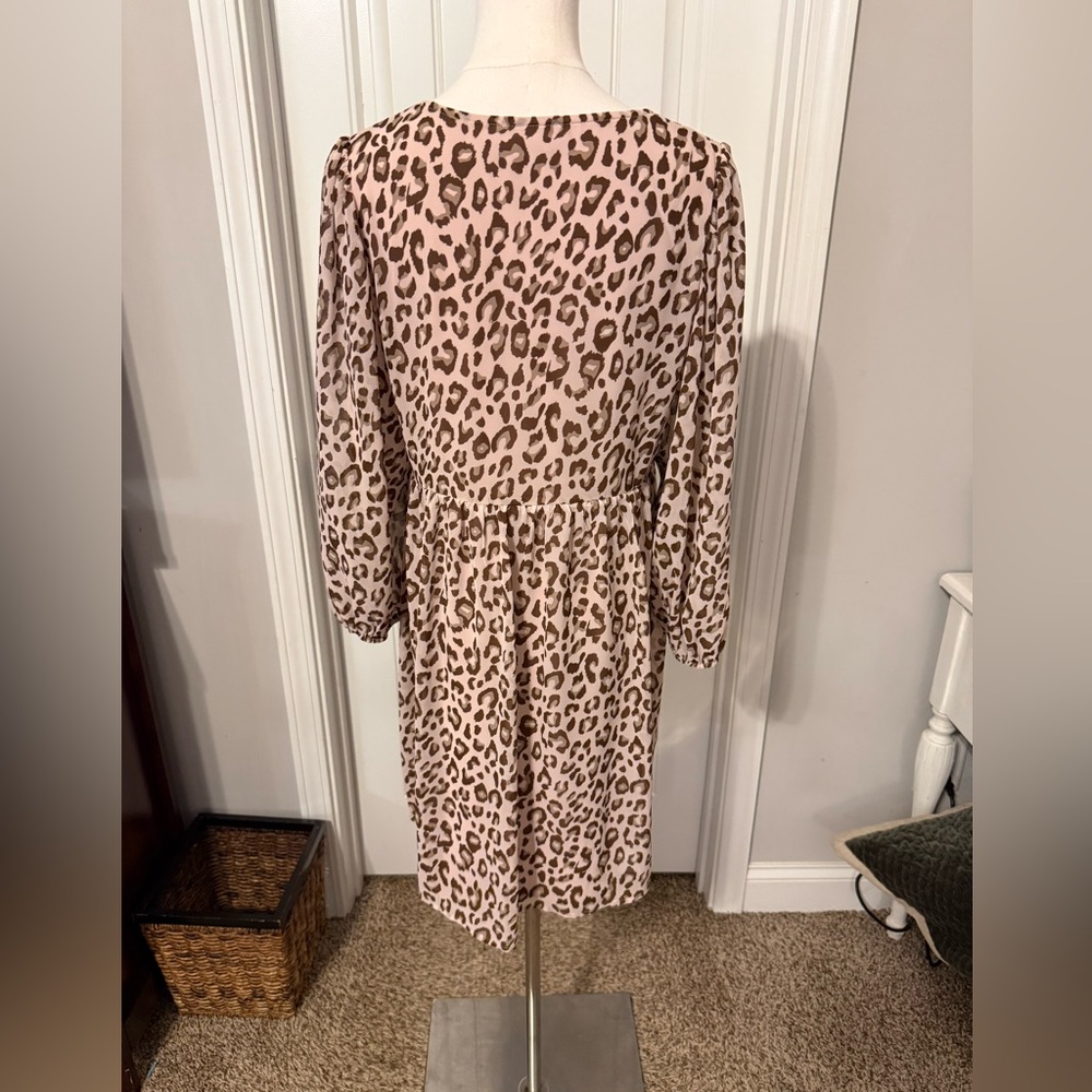 Baevely Animal Print Long Sleeve Dress - Picture 6 of 14